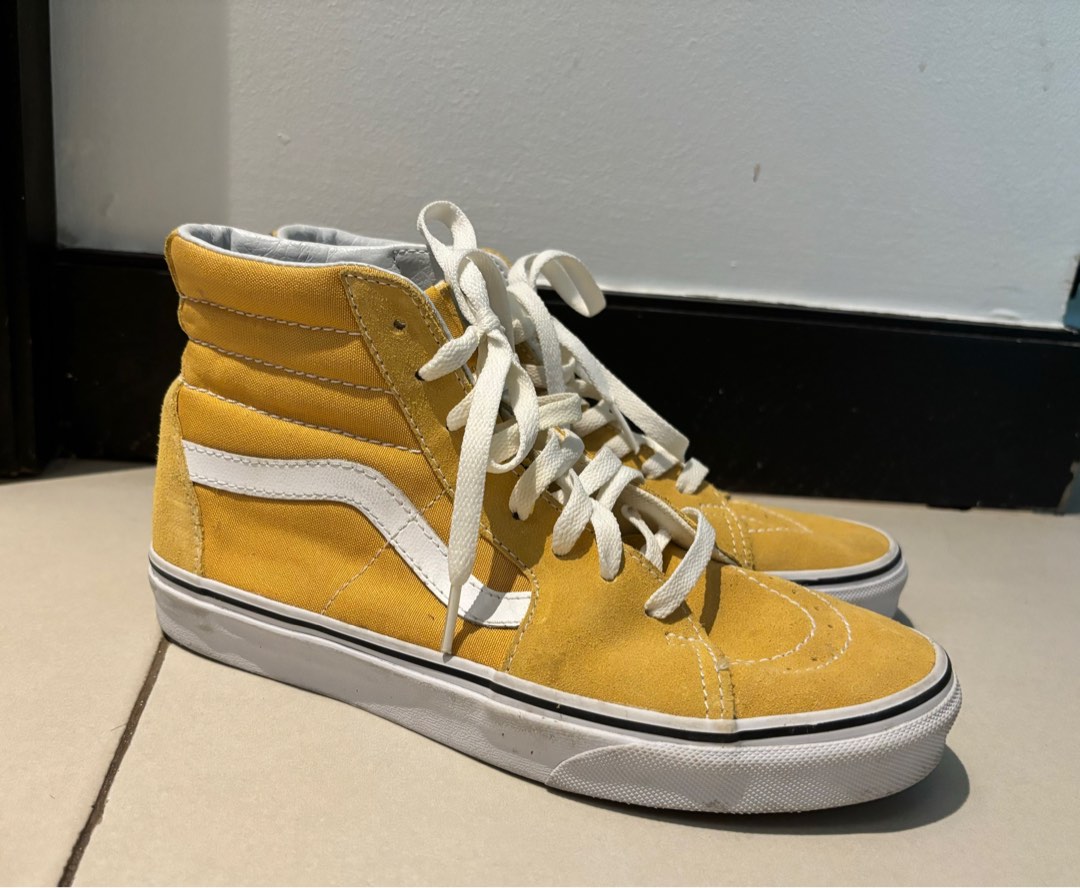 Vans high cut yellow outlet