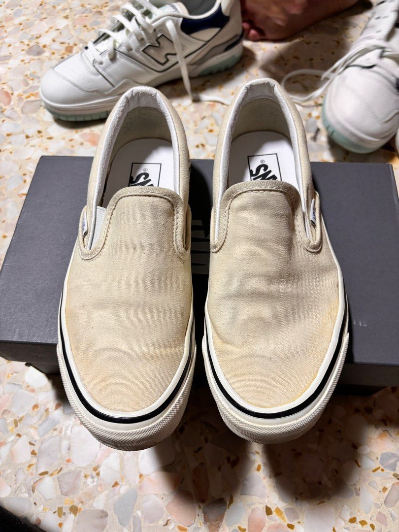 Birch slip on vans shop