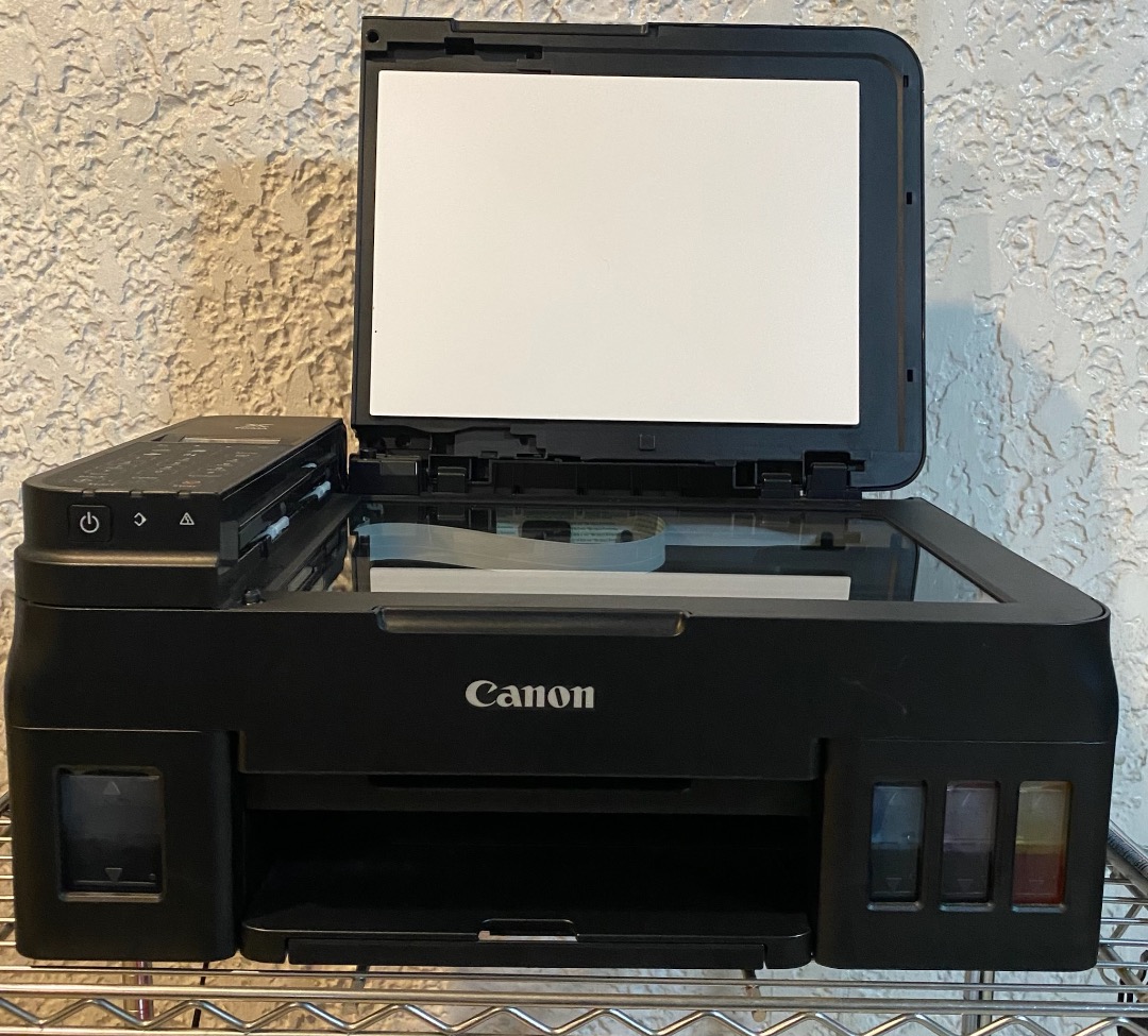Wireless Printer, Scanner, Copier, Fax (Canon Pixma G4010) Refillable ...