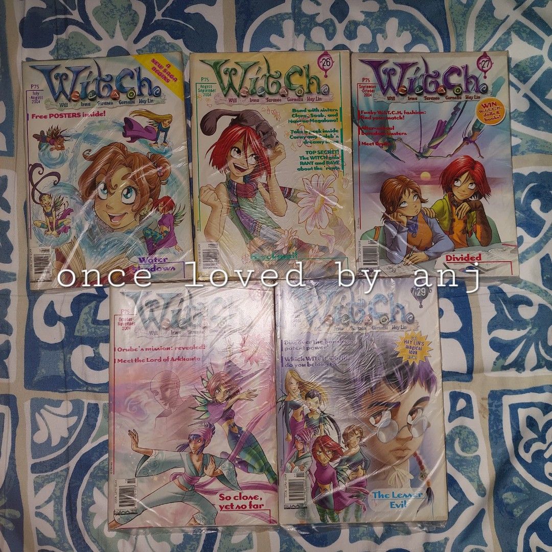 WITCH MAGAZINE PH ED VOL 25 - 29 + 33 - 35 (Category: Magazines) located in Quezon City. Submitted by angelaila27 (Listing ID 1317403331, Image 2). Description: WITCH MAGAZINE PH ED VOL 25 - 29 + 33 - 35 - 8/12 volumes/issues of the third arc - well loved and rare - has signs of age but is intact - Php300 per volume/issues MOP: Gcash, Maya, BPI MOD: GGX, LBC COP.