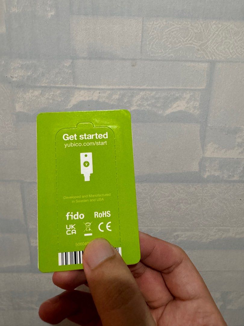 Yubikey 5C NFC (Category: Office & Business Technology) located in Quezon City. Submitted by jjbt.shop (Listing ID 1317433033, Image 2). Description: Yubikey 5C NFC Brand new, sealed. Bought straight from Yubico Price: 4,000 (slightly negotiable) RFS: Extra Can be shipped via lalamove/moveit/grab Meetups: SM Fairview/Fairview Terraces.