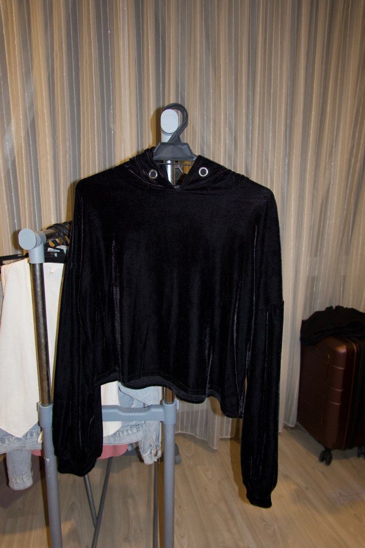 ZARA Velvet Hoodie