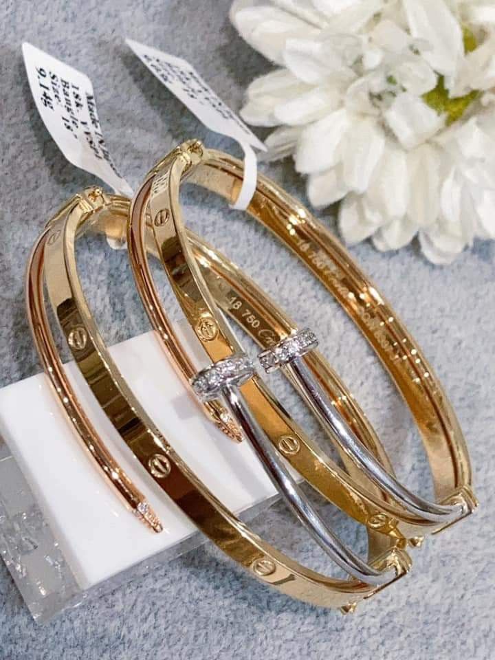 Cartier double nail bracelet new arrivals