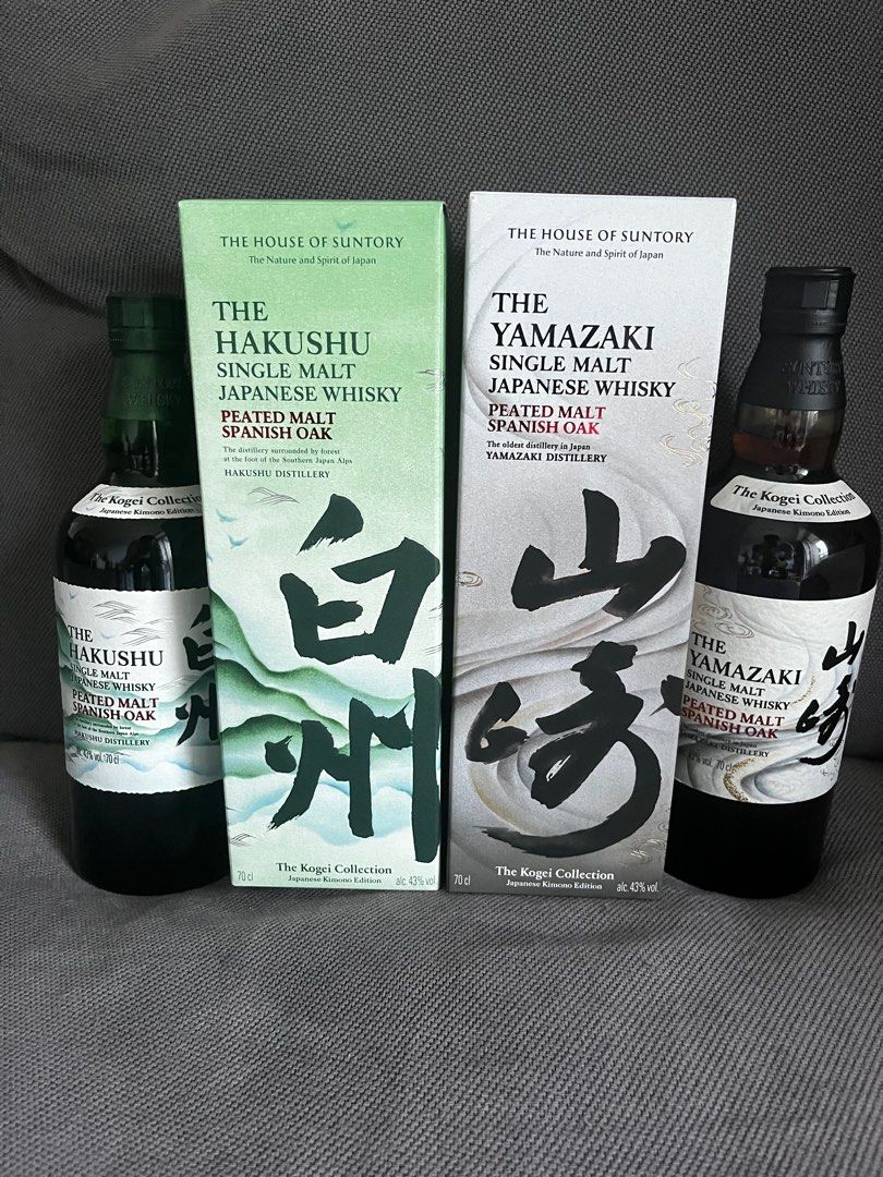 白秋4 山崎1 値下げ交渉あり！！ 山崎＆白州 PEATED MALT SPANISH OAKセット 【公式通販】
