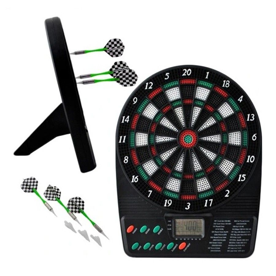 座枱掛牆電子飛鏢機自動計分飛鏢靶Mini Electronic dartboard, 興趣及遊戲, 玩具& 遊戲類- Carousell