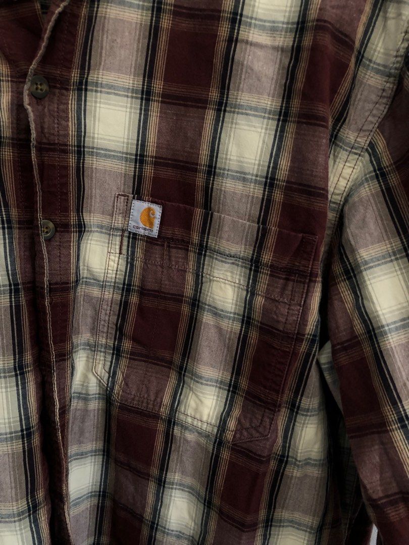 FS Carhartt Hubbard Flannel Original Men s Fashion Coats Jackets and Outerwear on Carousell