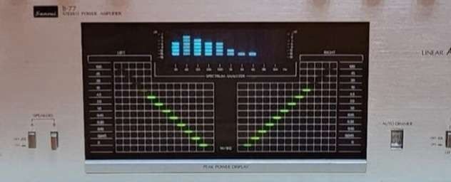 日本製造Sansui B-77 後級擴音機Stereo Power Amplifier, 音響