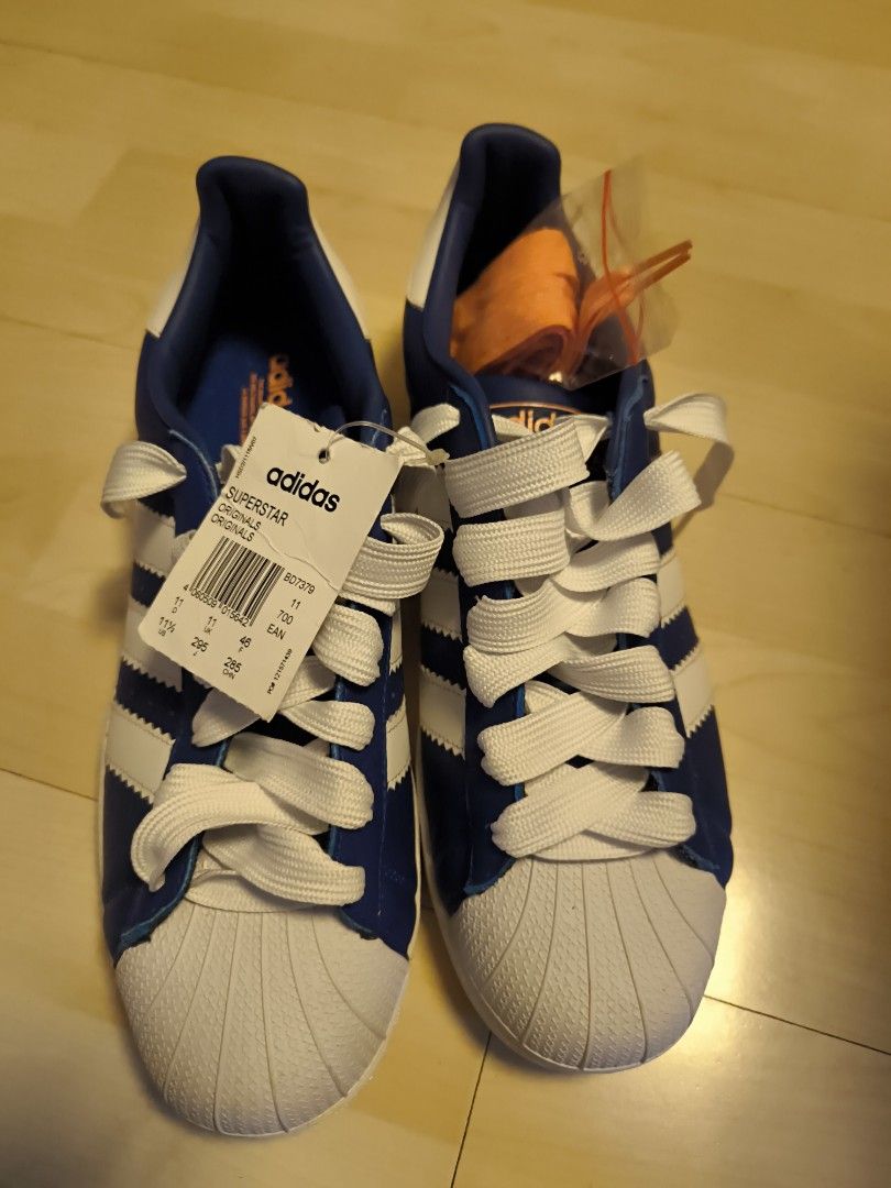 adidas gazelle silver green womens adidas Men's Superstar II Shoes, Size 9.5, Royal Blue/White main image 1
