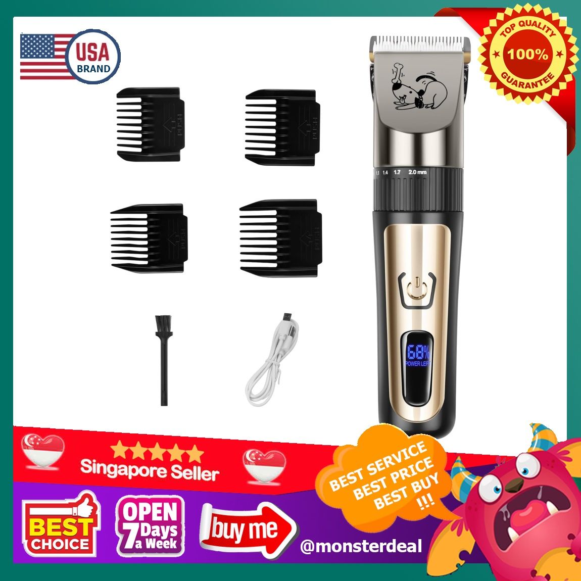 Low noise clippers shop