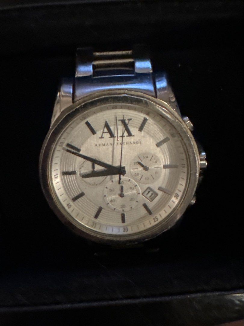 armani exchange chain watch Men s Fashion Watches Accessories Watches on Carousell