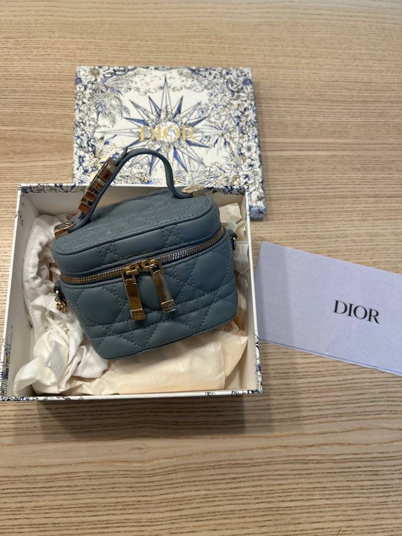 Authentic Lady Dior Micro Vanity Case, Luxury, Bags & Wallets on