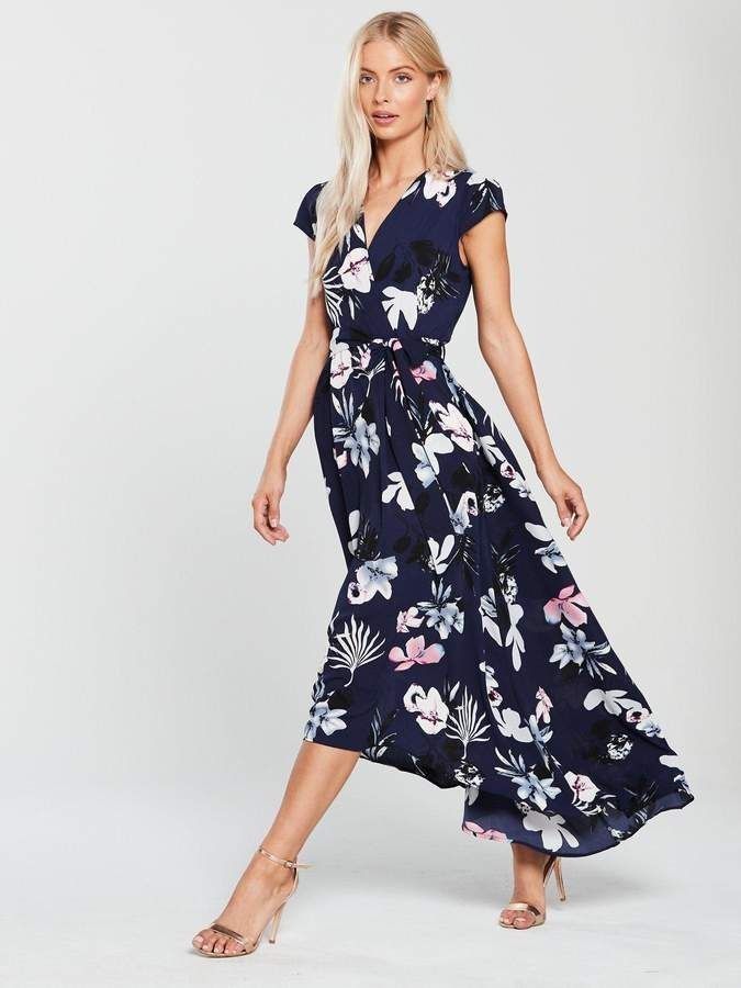 AX Paris Navy Dress in Floral Prints Women s Fashion Dresses Sets Dresses on Carousell
