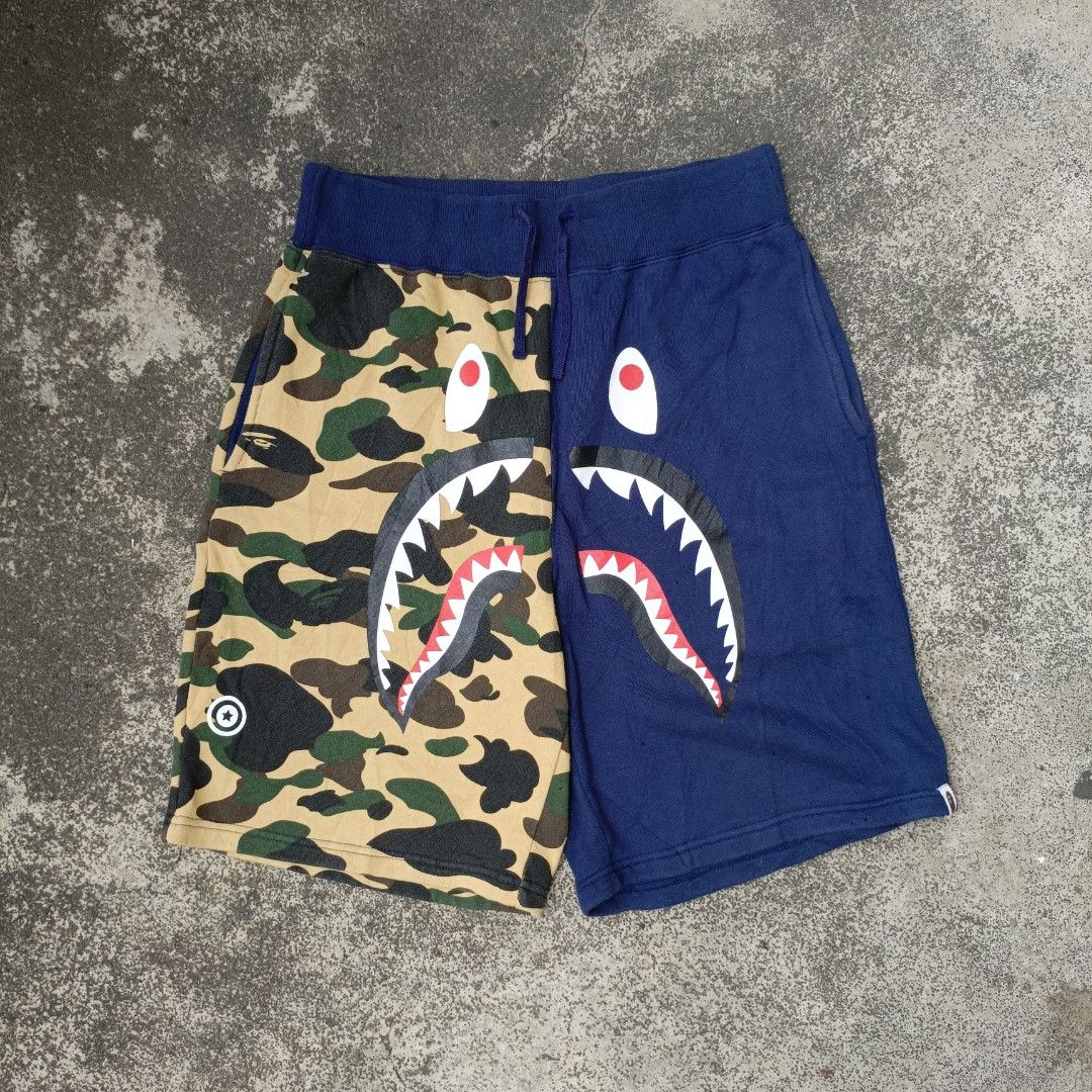 Bape Shark Shorts Authentic LEGIT Men s Fashion Bottoms Shorts on Carousell