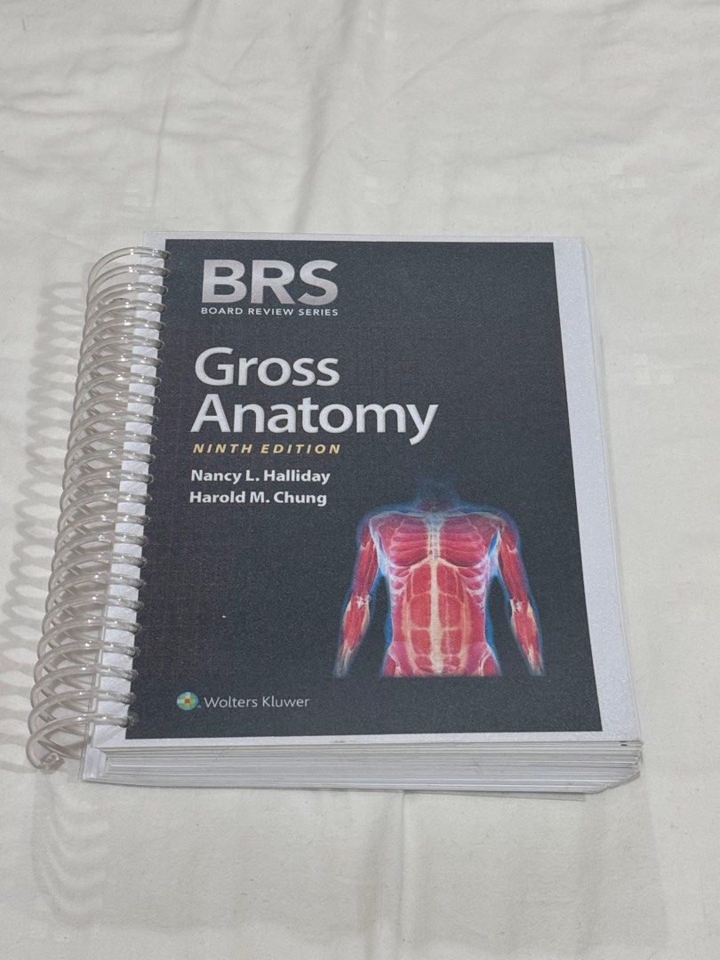 BRS Gross Anatomy (Category: Textbooks) located in Quezon City. Submitted by mariztellam (Listing ID 1312346589, Image 1). Description: Summary chapters have highlights Original price: 350.