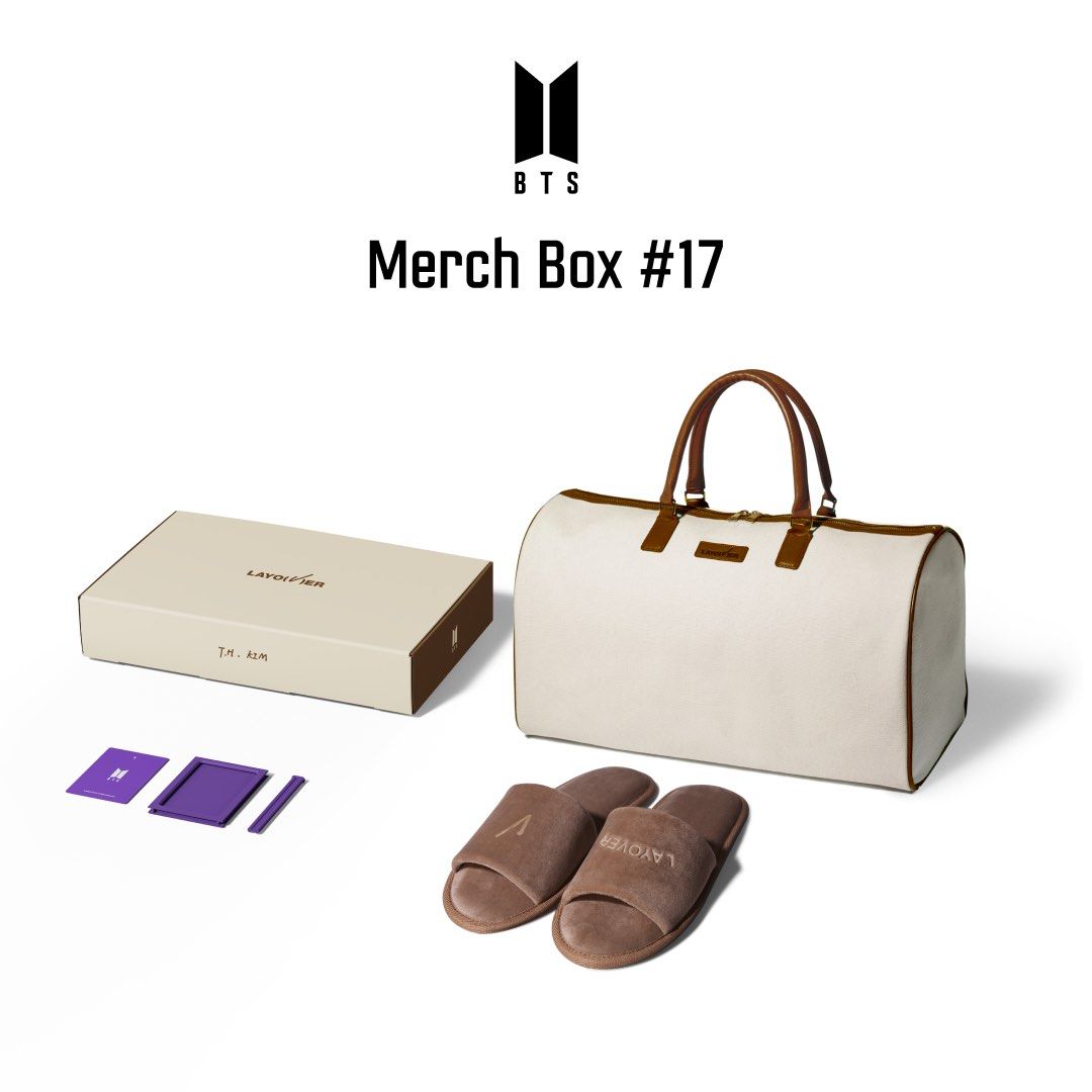BTS LAYOVER MERCH BOX ♯17【公式FC限定】おまけ付き BTS 會員禮Merch Box #17 'V' Layover 訂購, 興趣及遊戲, 收藏品