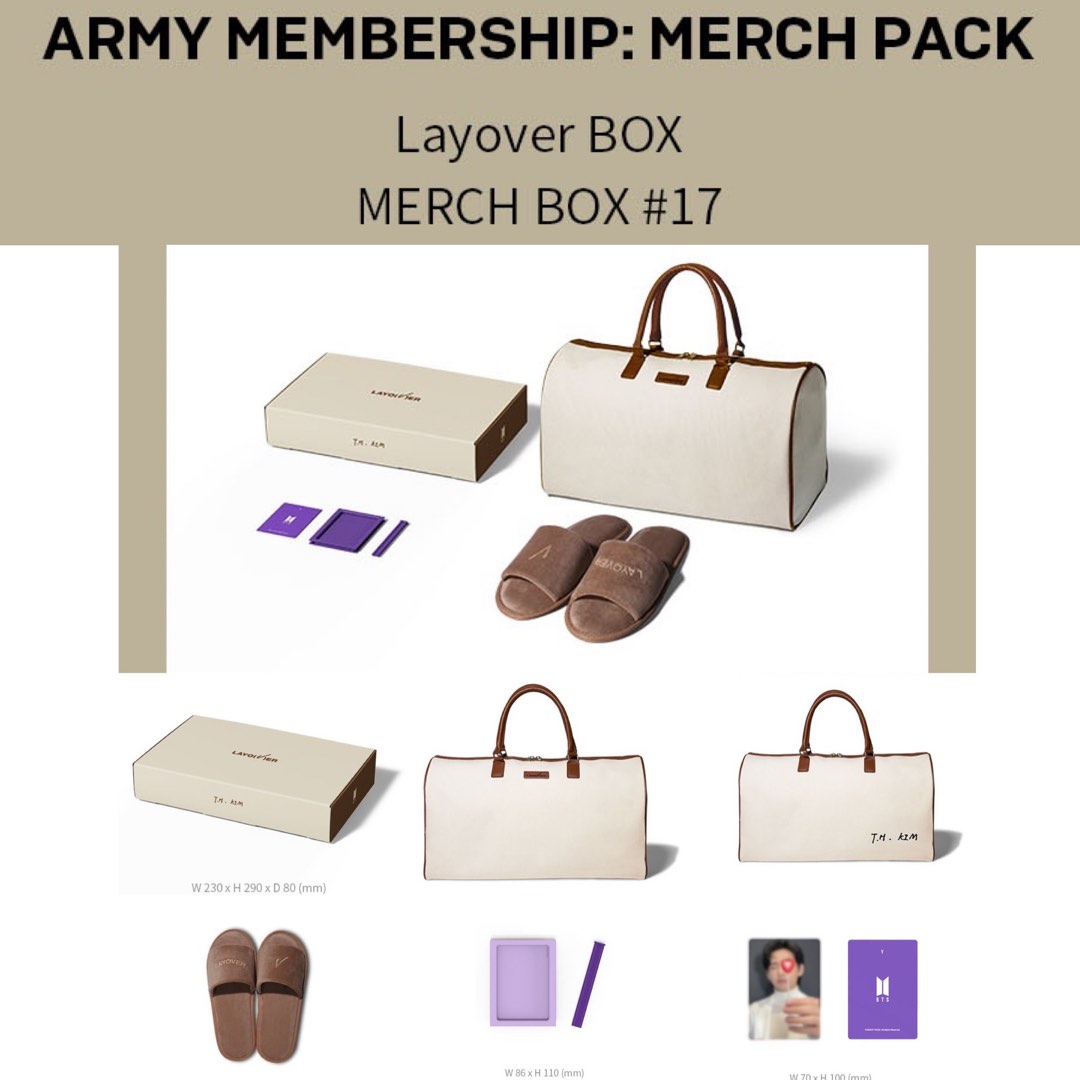 BTS 早かれ MERCH BOX #17 V