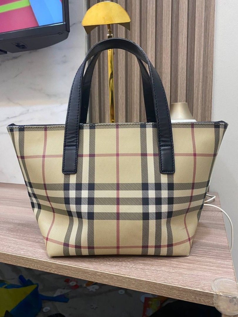 Burberry nova check small handbag cheap