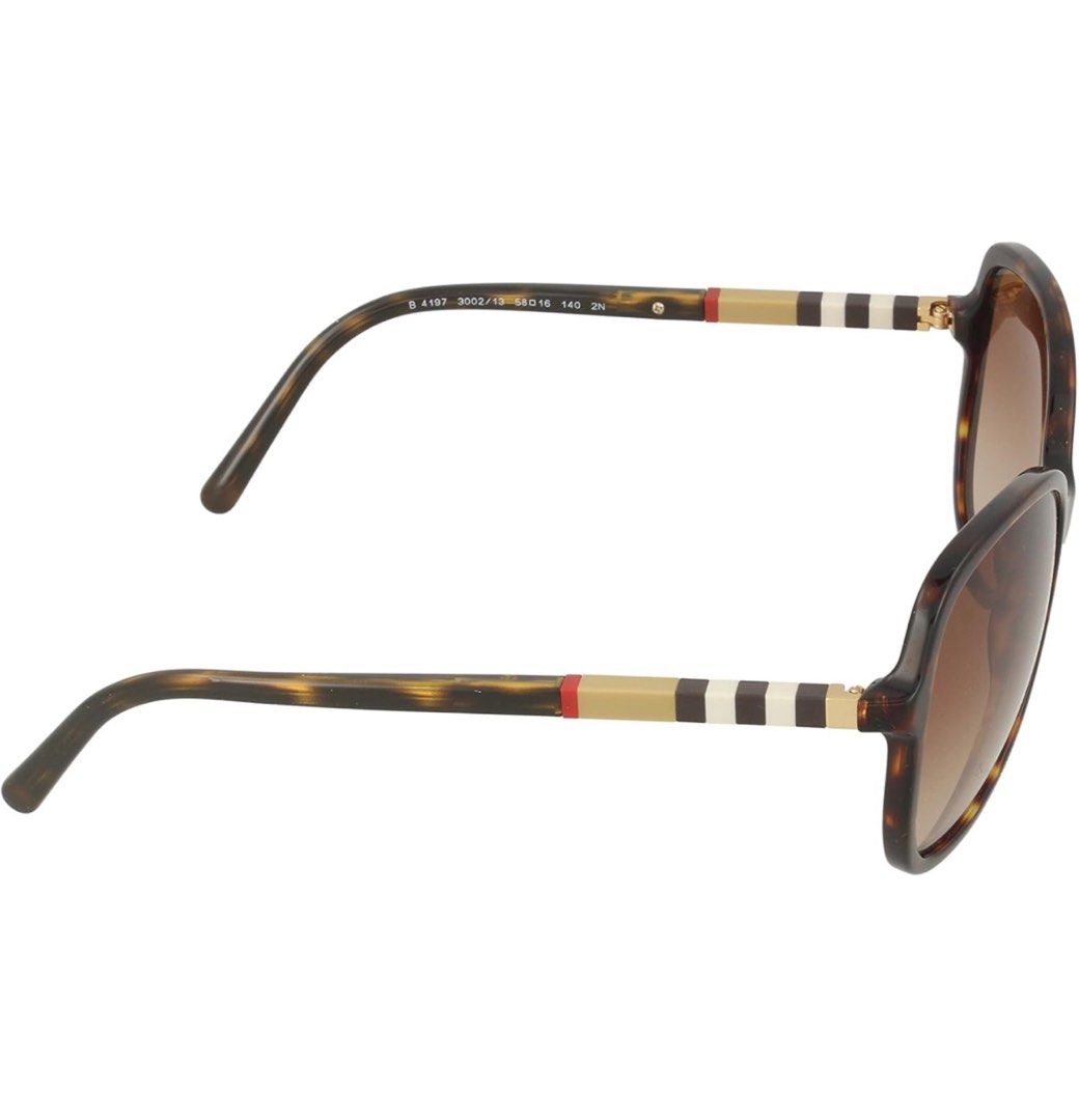 Burberry Sunglasses Tortoiseshell Dark Havana Plastic Square Sunglasses Brown Gradient Lens Dark Havana Brown Gradient 58 16 140 Women s Fashion Watches Accessories Sunglasses Eyewear on Carousell