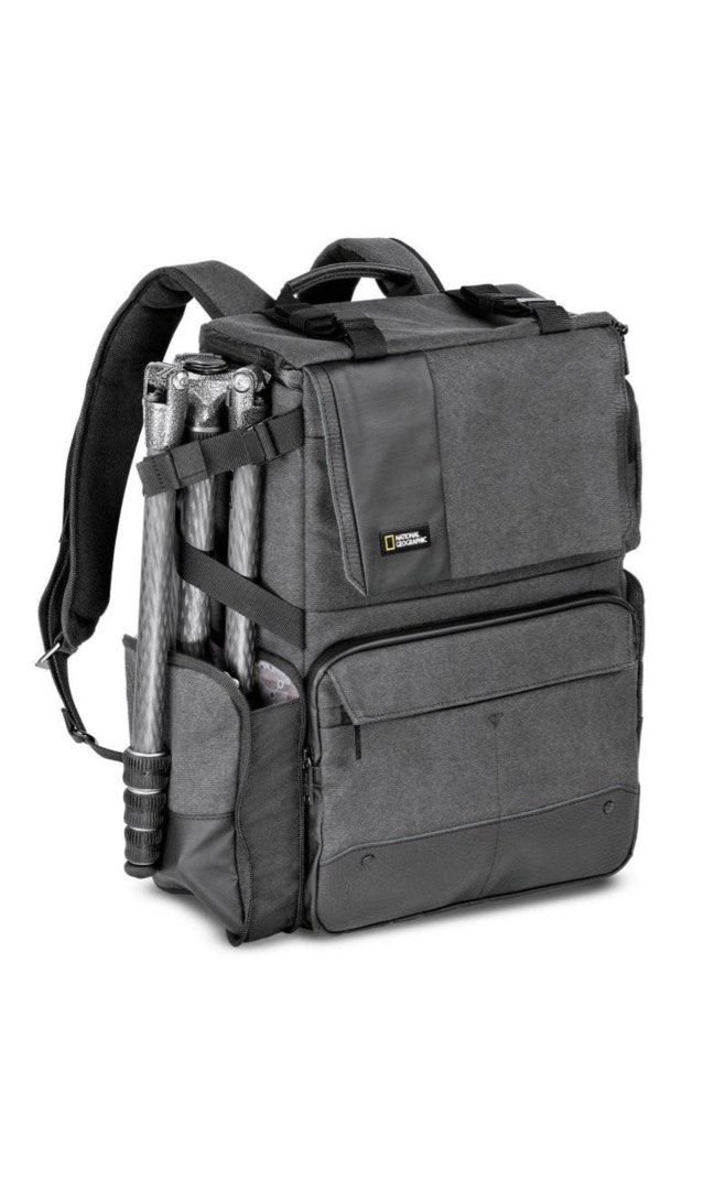Camera Backpack (Category: Camera Bags & Carriers) located in Singapore. Submitted by yongsanfoo (Listing ID 1312422196, Image 4). Description: Product Features: Fits DSLR with 70-200 f/2.8 attached and up to 5 lenses Customisable dividers fit DJI Mavic Pro/Platinum kit Accommodates 15” laptop Rear access for maximum security Manfrotto Protection System absorbs shock & protects kit The new Walkabout camera bag collection is your perfect urban com