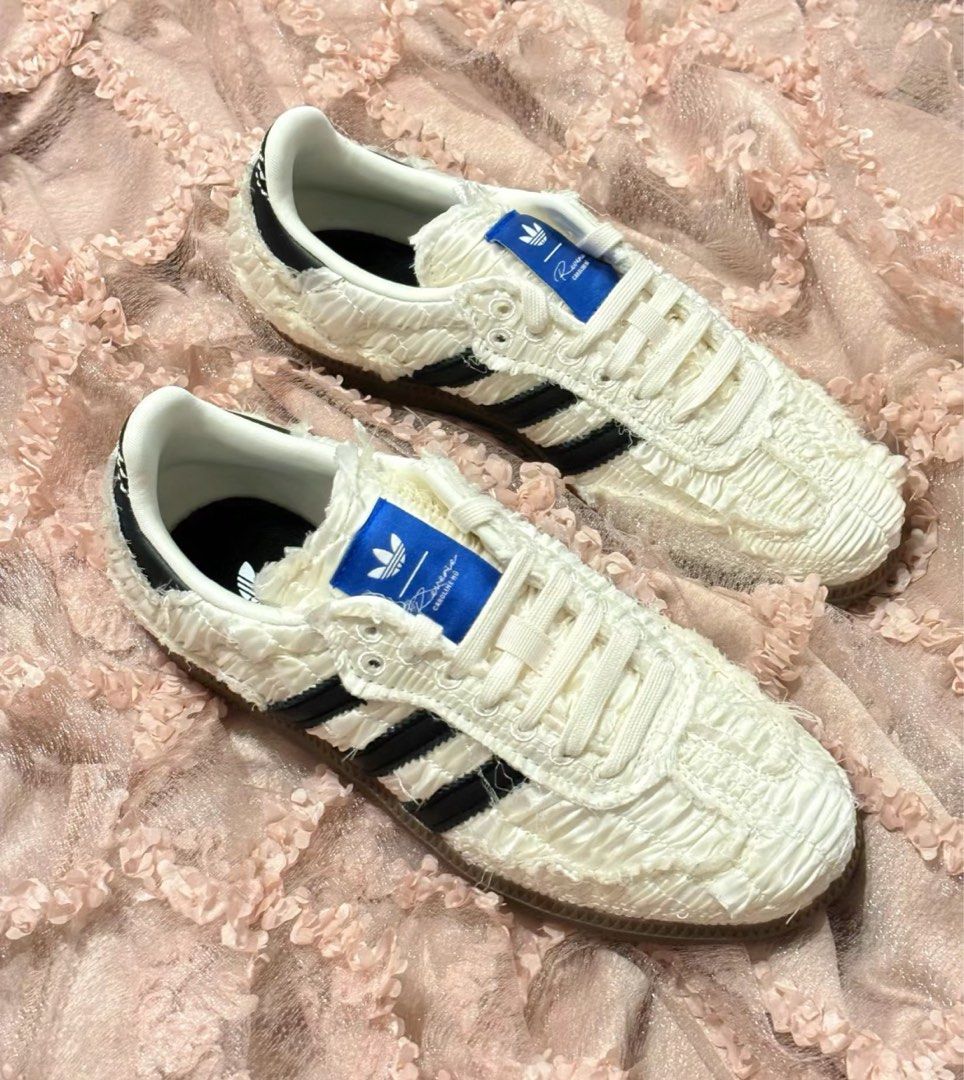 現貨Caroline Hu x Adidas Original Samba 白色蕾絲芭蕾24.5cm, 她的 