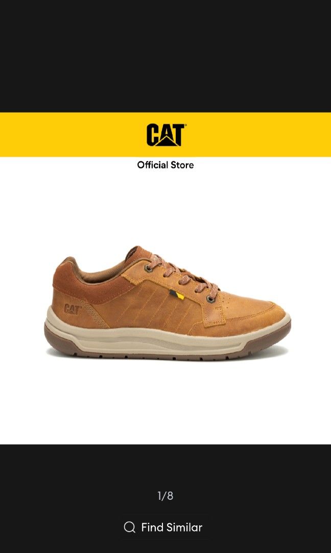 Caterpillar Men s APA CUSH Sneaker shoes Algorithm Brown P725847