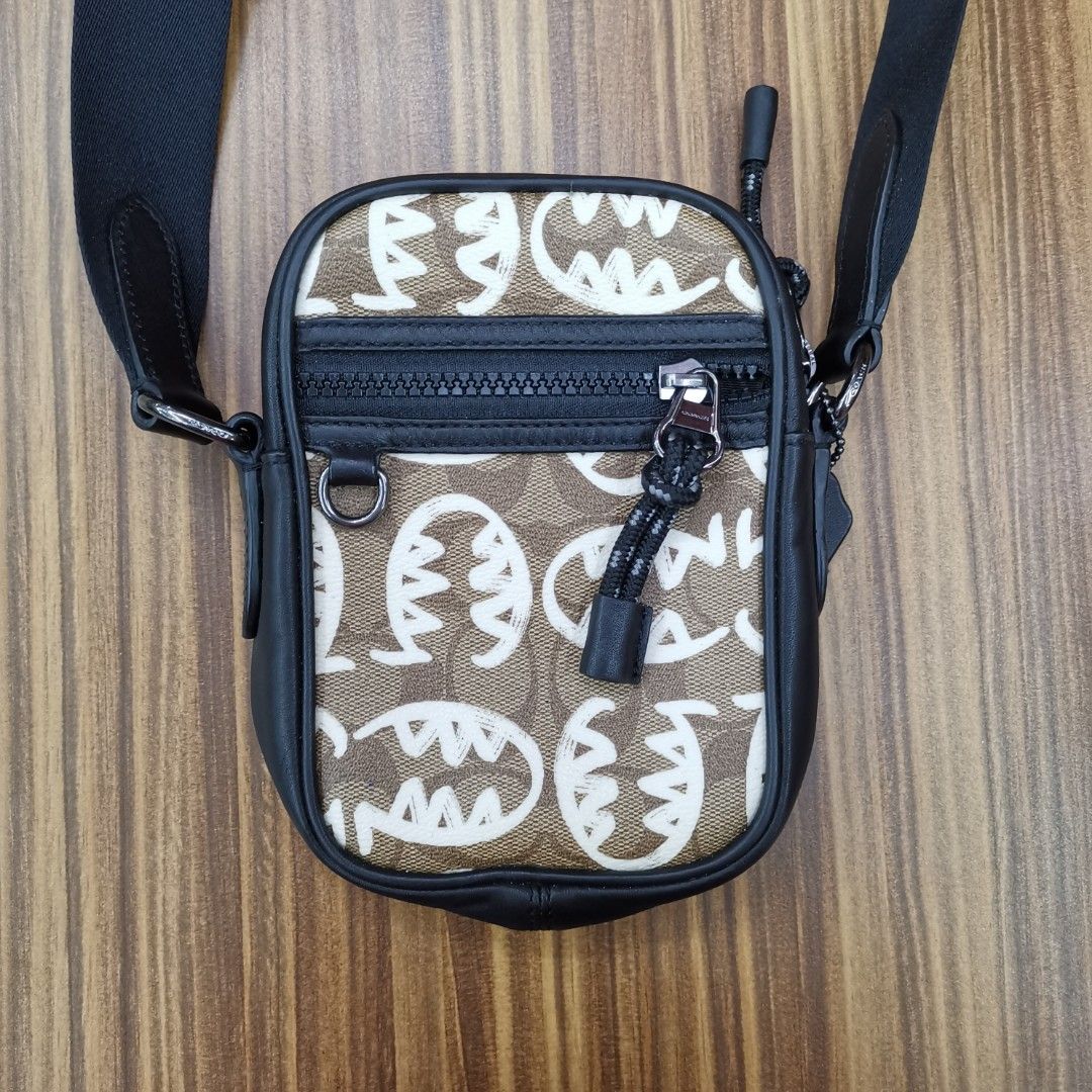 Terrain crossbody in signature canvas with rexy by guang yu outlet