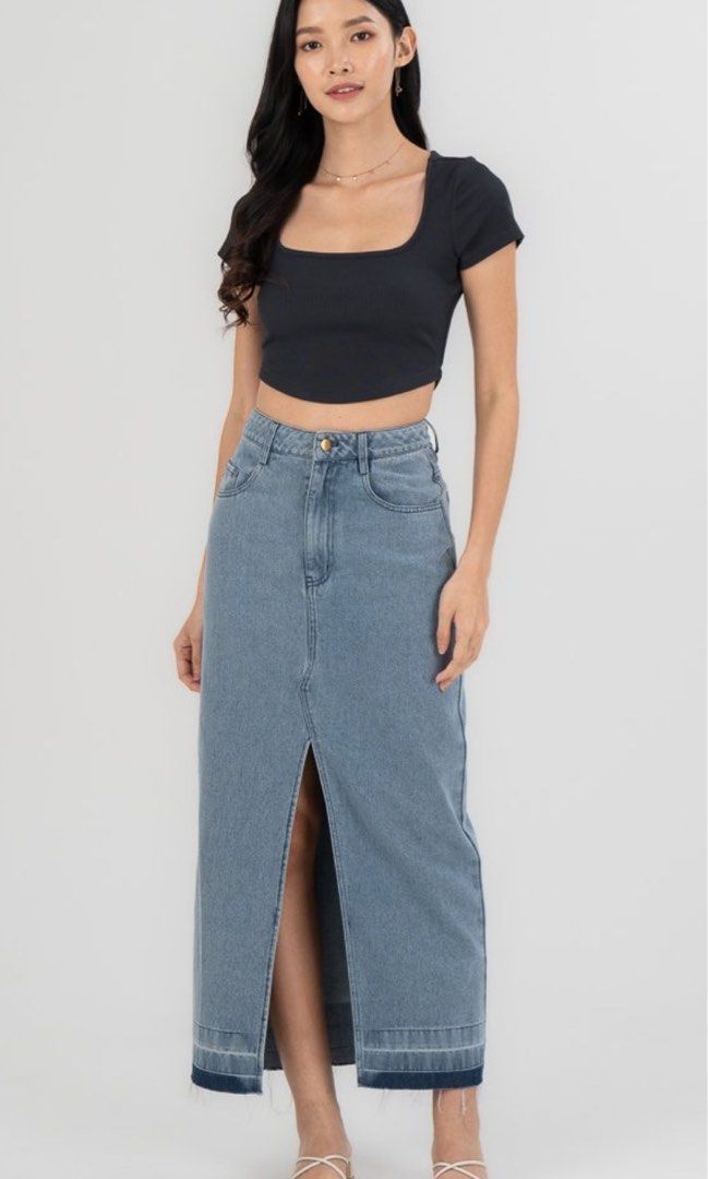 Blair jean skirts top