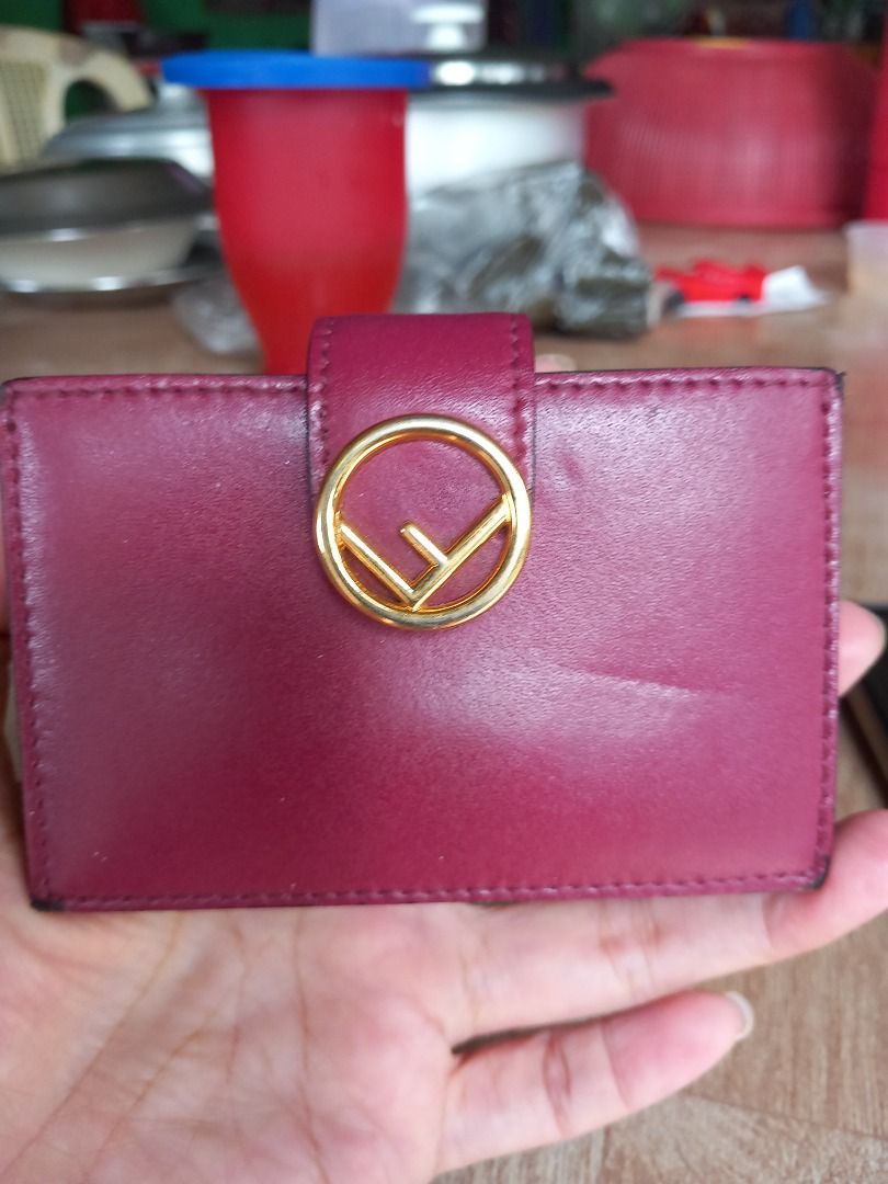 FENDI ACCORDION CARD HOLDER WALLET Luxury Bags Wallets on Carousell