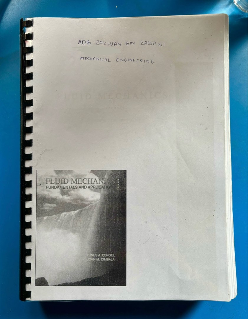 Fluid Mechanics : Fundamentals and Application 2024 9th Edition ...