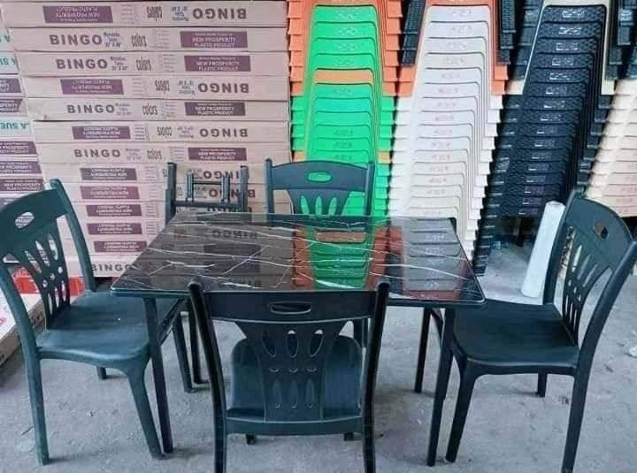 Foldable tables dining sets cash on delivery (Category: Tables & Sets) located in Quezon City. Submitted by joycemanahan (Listing ID 1312283958, Image 2). Description: foldable table and chair availble 2seaters 1800🔴 4seaters 2500🔴 6seaters 3400🔴 sets size table 100x60 cm 120x60cm cash on delivery location quezon city kindly call or txt mrs joyce manahan 09197697979.