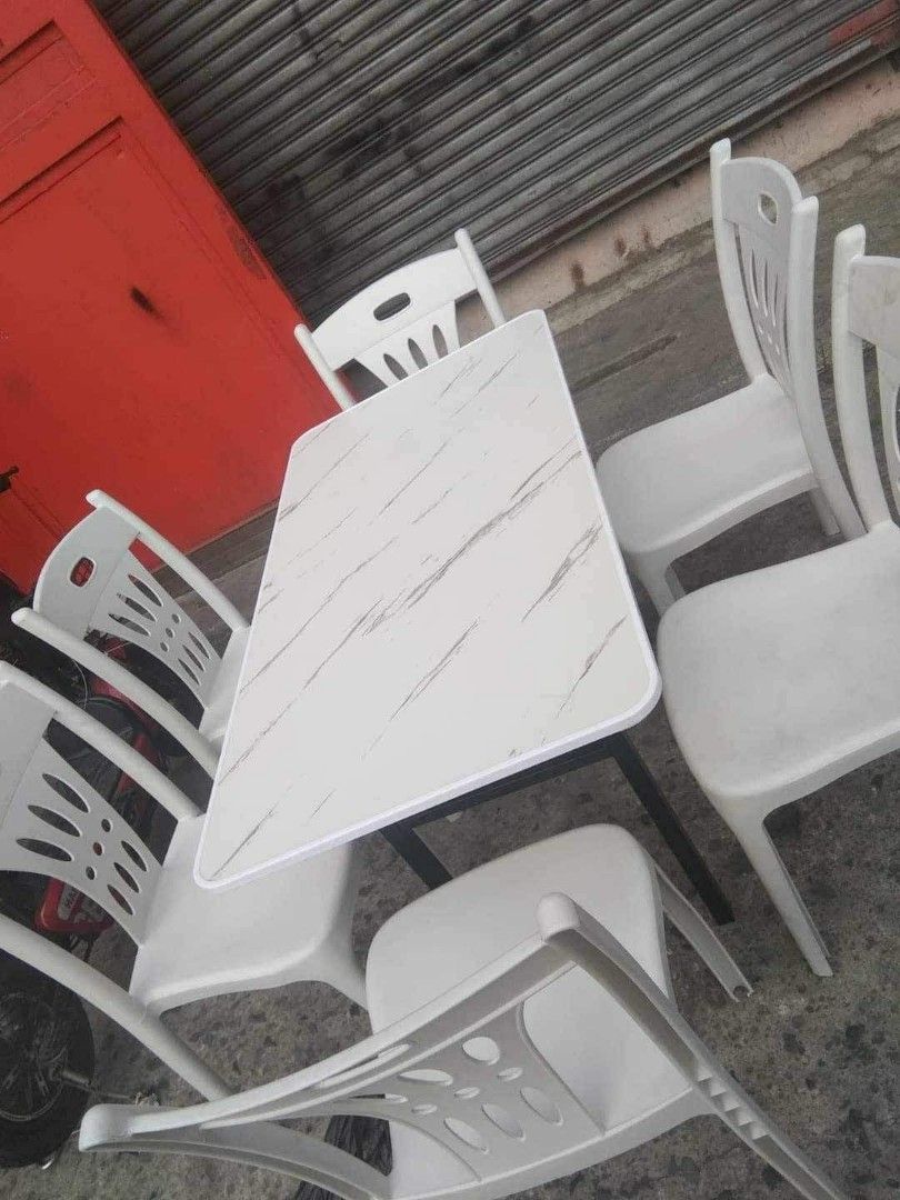 Foldable tables dining sets cash on delivery (Category: Tables & Sets) located in Quezon City. Submitted by joycemanahan (Listing ID 1312283958, Image 1). Description: foldable table and chair availble 2seaters 1800🔴 4seaters 2500🔴 6seaters 3400🔴 sets size table 100x60 cm 120x60cm cash on delivery location quezon city kindly call or txt mrs joyce manahan 09197697979.