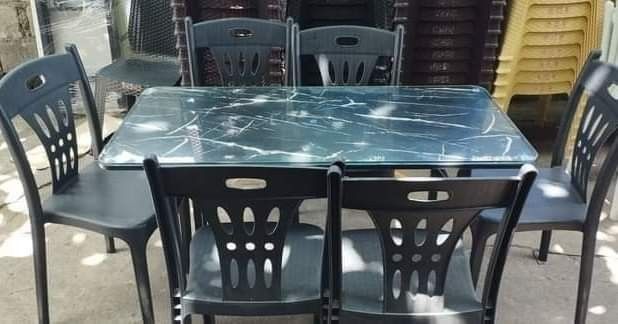 Foldable tables dining sets cash on delivery (Category: Tables & Sets) located in Quezon City. Submitted by joycemanahan (Listing ID 1312283958, Image 3). Description: foldable table and chair availble 2seaters 1800🔴 4seaters 2500🔴 6seaters 3400🔴 sets size table 100x60 cm 120x60cm cash on delivery location quezon city kindly call or txt mrs joyce manahan 09197697979.