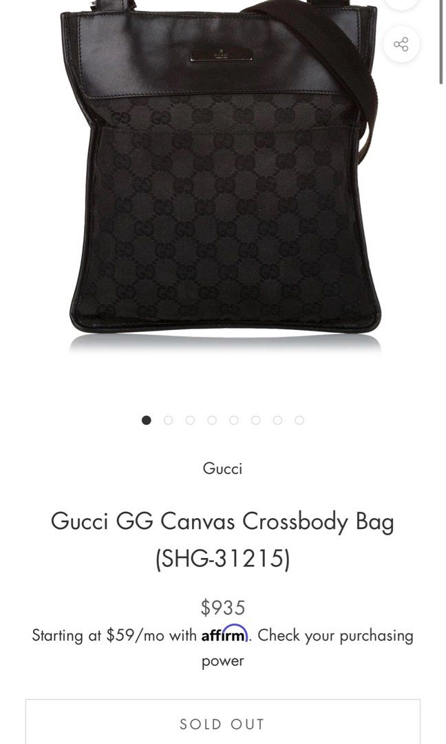 RARE Gucci GG Canvas Messenger Bag (Category: Sling Bags) located in Quezon City. Submitted by houseoftrends_ (Listing ID 1312312145, Image 3). Description: .