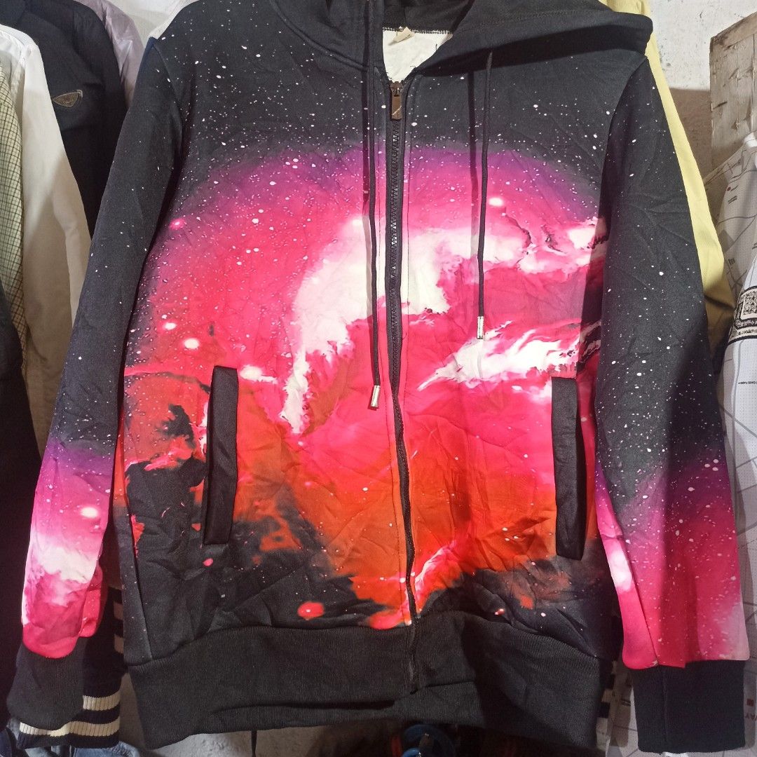 HOODIE 3D GALAXY Full Print Sweatshirt Pria Pake Topi Fesyen Pria Pakaian Baju Luaran di Carousell