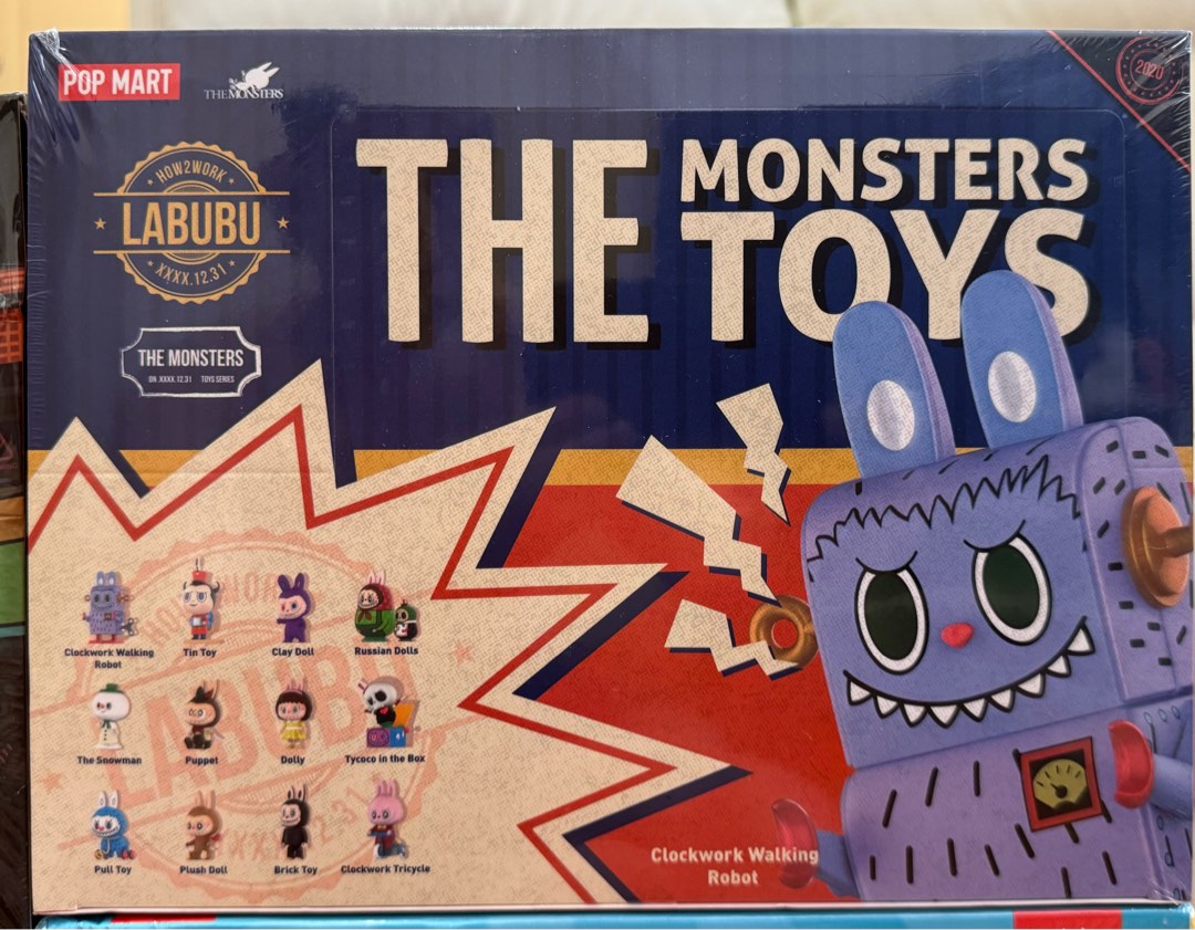 現貨HOW2WORK × POPMART Kasing Lung Labubu The Monsters Toys
