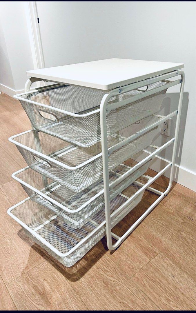 Ikea Mesh Drawers Cabinet (Category: Shelves, Cabinets & Racks) located in Binan City. Submitted by eubelle7 (Listing ID 1312371576, Image 1). Description: Ikea Mesh Cabinets/Drawers Can be taken apart for transport Measurement: H 73 W 41 D 60.