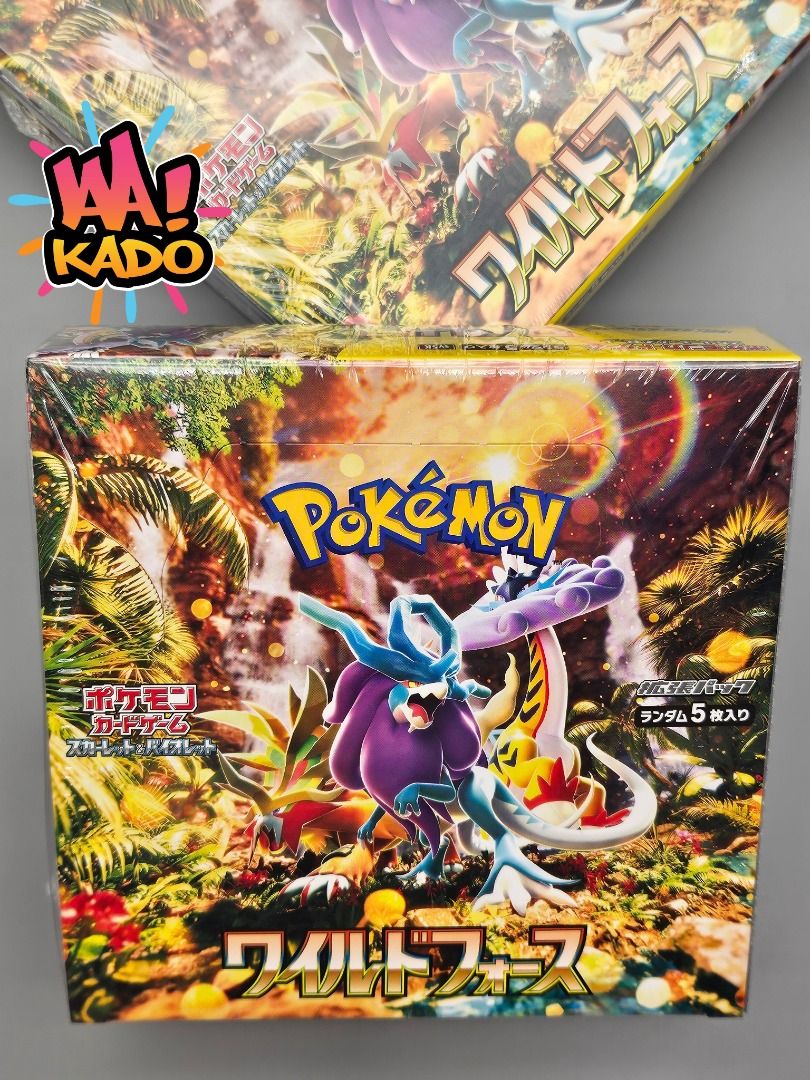 cyber judge pokemon booster box Japanese: Wild Force A rupture in time brings wild beasts and cyber visions to battle in the Pokmon TCG Wild Force & Cyber Judge