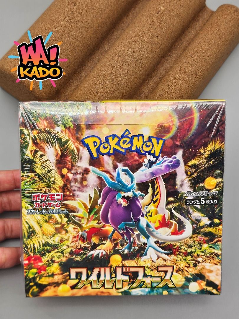 INSTOCK] Japanese Pokemon TCG SV5K (WF) Wild Force Booster box, Hobbies &  Toys, Toys & Games on Carousell