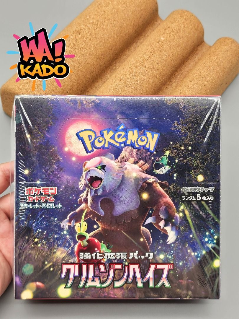 INSTOCK] Japanese Pokemon TCG SV5A Crimson Haze Booster box, Hobbies &  Toys, Toys & Games on Carousell