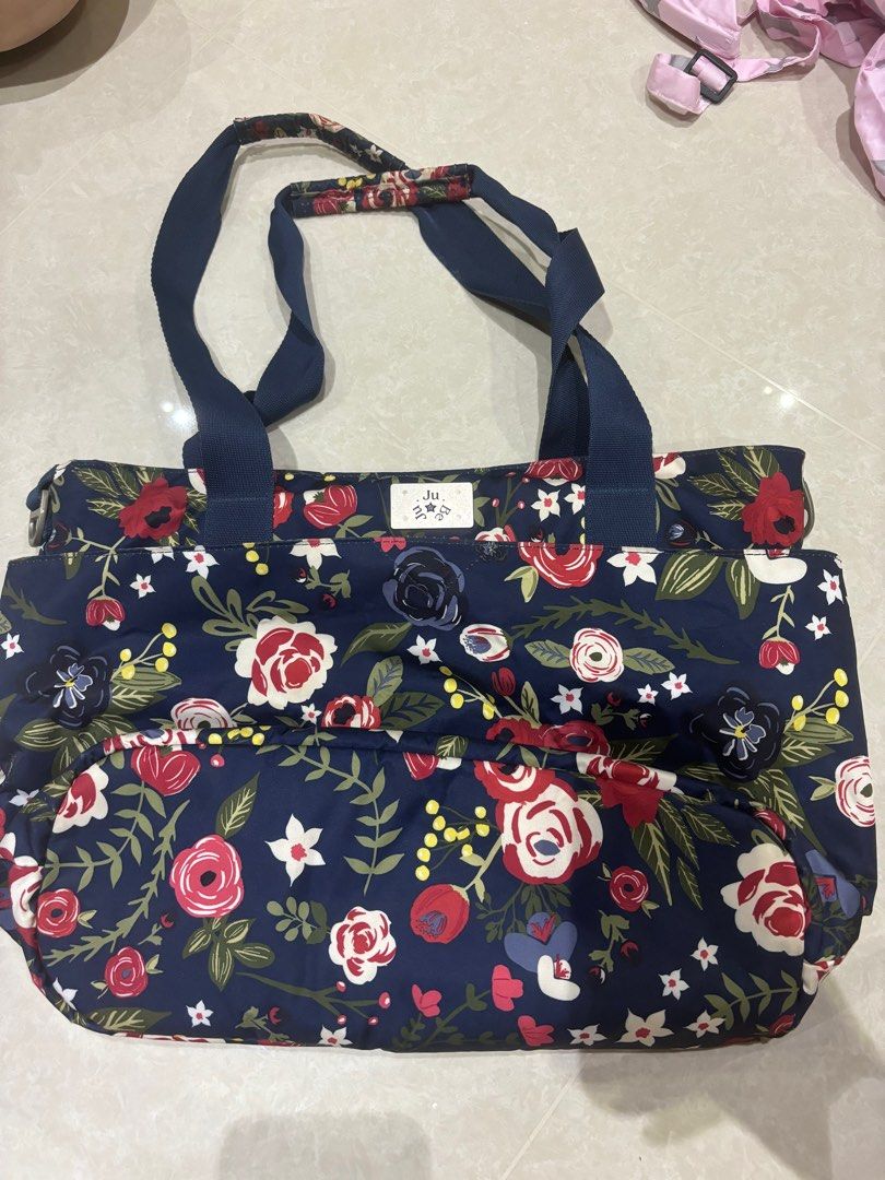 Jujube Midnight Posy Encore Tote Diaper Bag