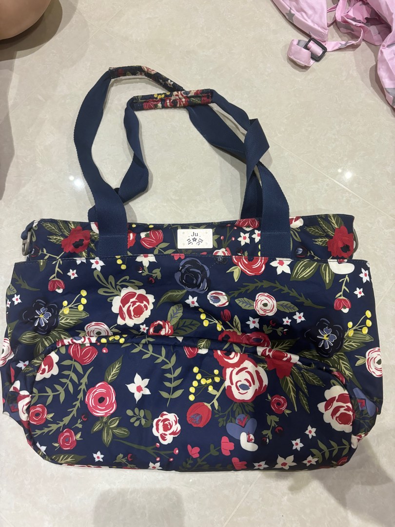 Jujube Midnight Posy Encore Tote Diaper Bag
