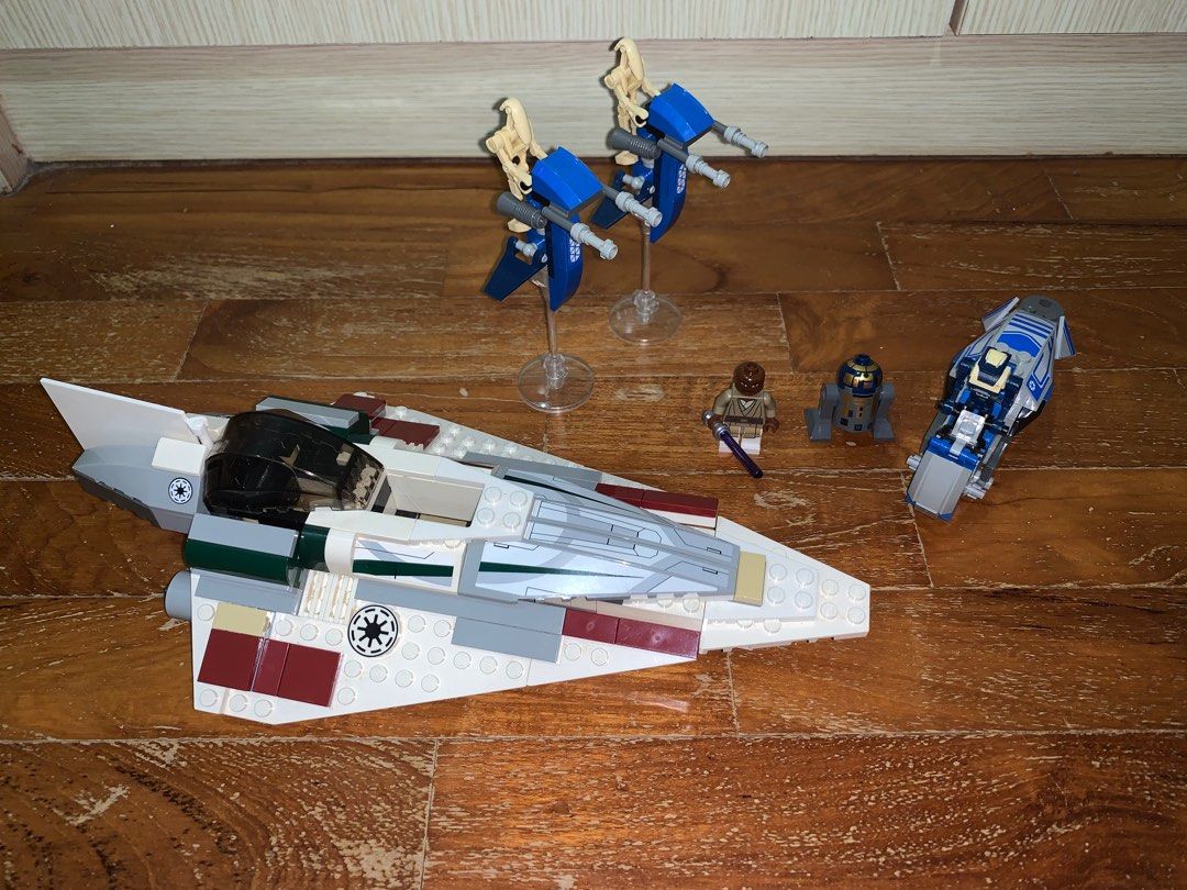 Lego 7868 Mace Windu s Jedi Starfighter Retired set Hobbies Toys Toys Games on Carousell
