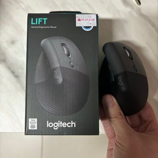 Logitech Lift Vertical Ergonomic Mouse, Wireless, Bluetooth, Quiet ...