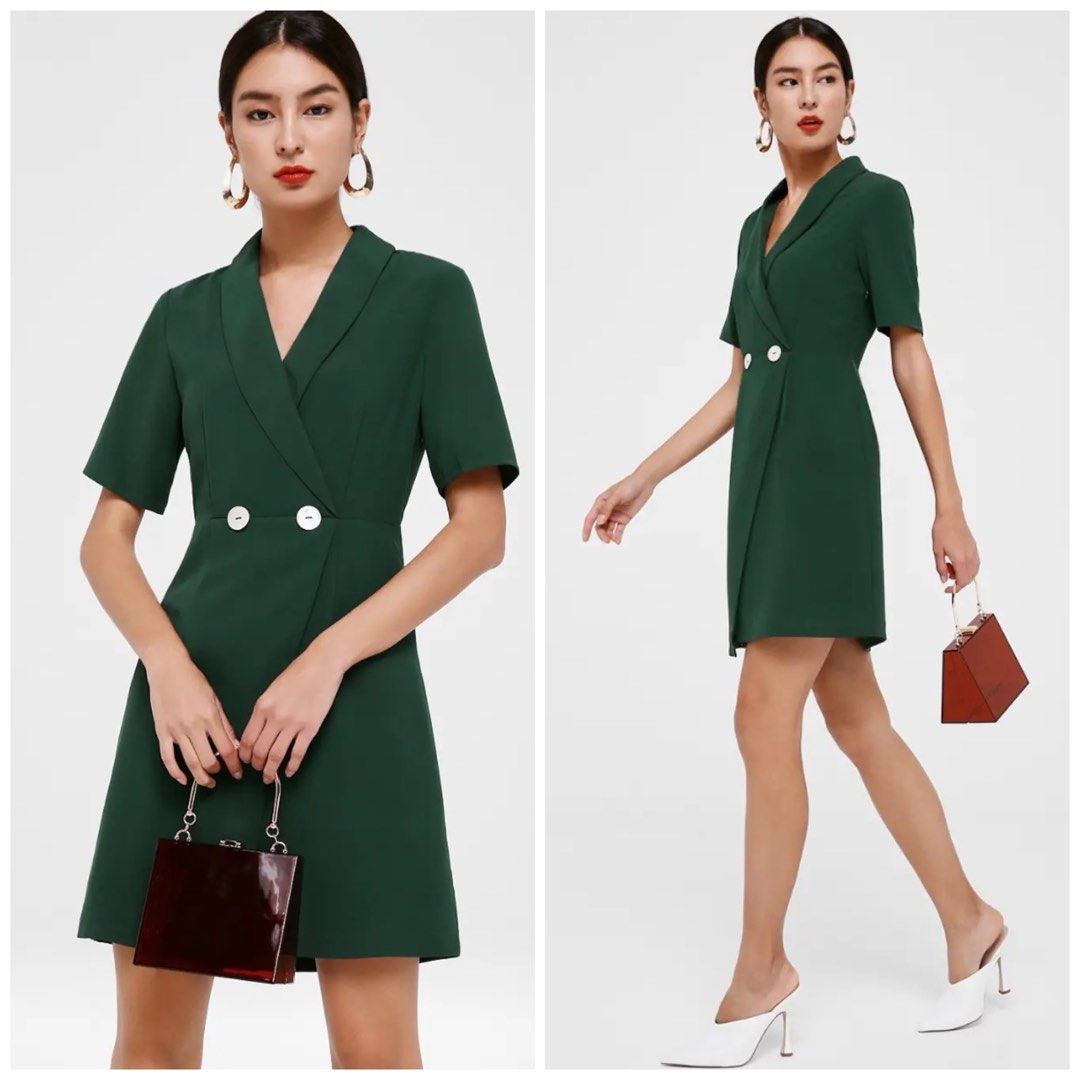 Love bonito tuxedo dress top