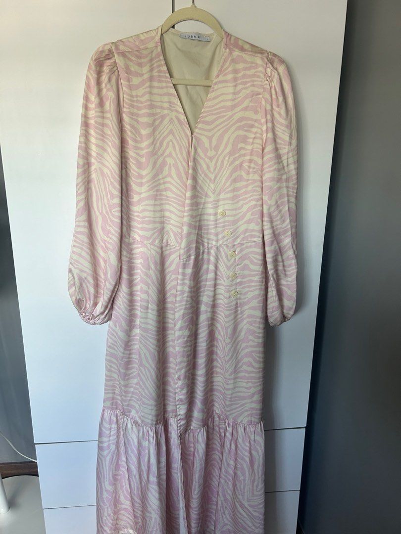 Lubna long sleeve wrap dress