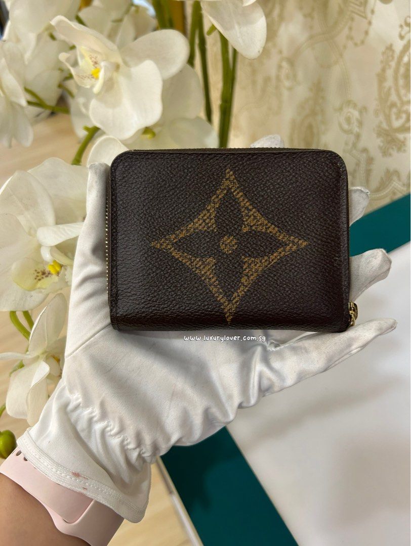 LV Louis Vuitton Zippy Coin Purse Giant Monogram Canvas GHW Luxury Bags Wallets on Carousell