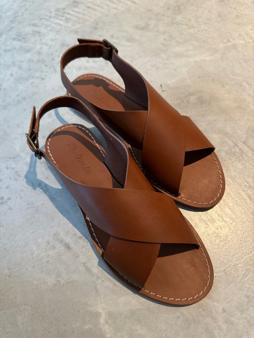 Madewell boardwalk crossover sandal new arrivals