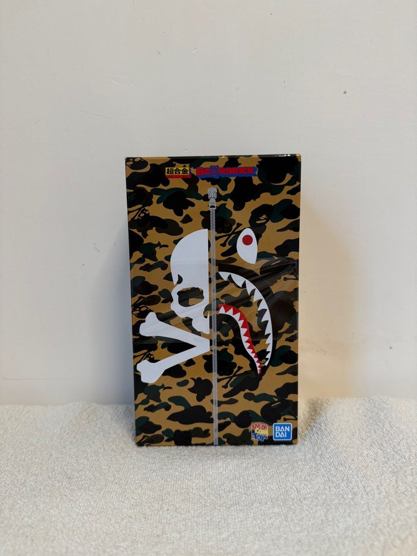MEDICOM TOY - 新品未開封 MASTERMIND VS BAPE(R) BE@RBRICK 黄色 Medicom Toy MASTERMIND VS BAPE(R) BE@RBRICK 1000% (YELLOW