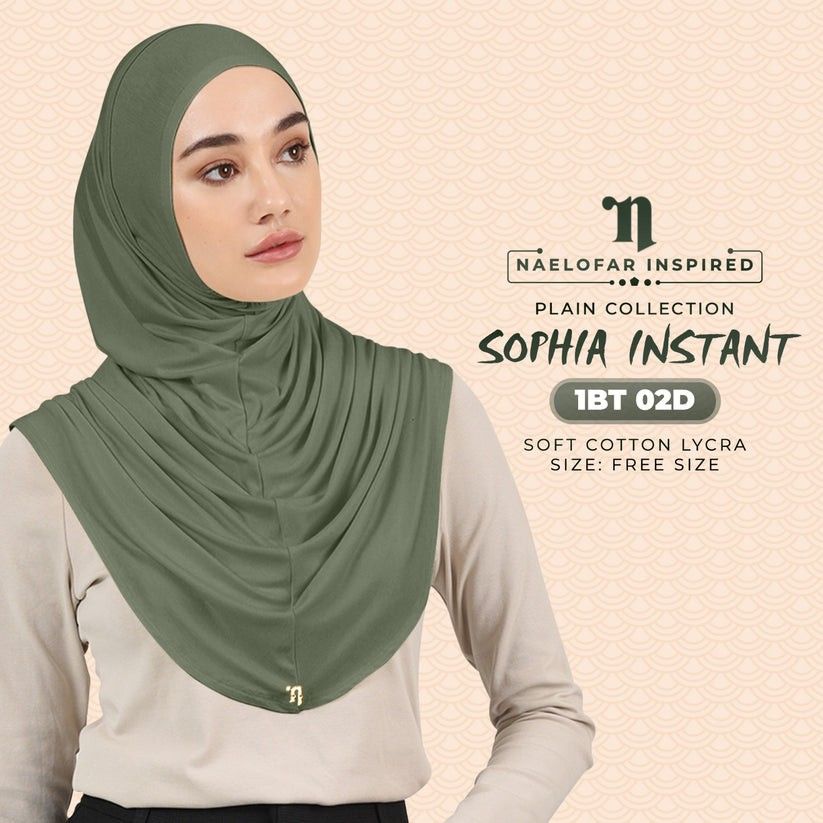 sophia instant naelofar hijab