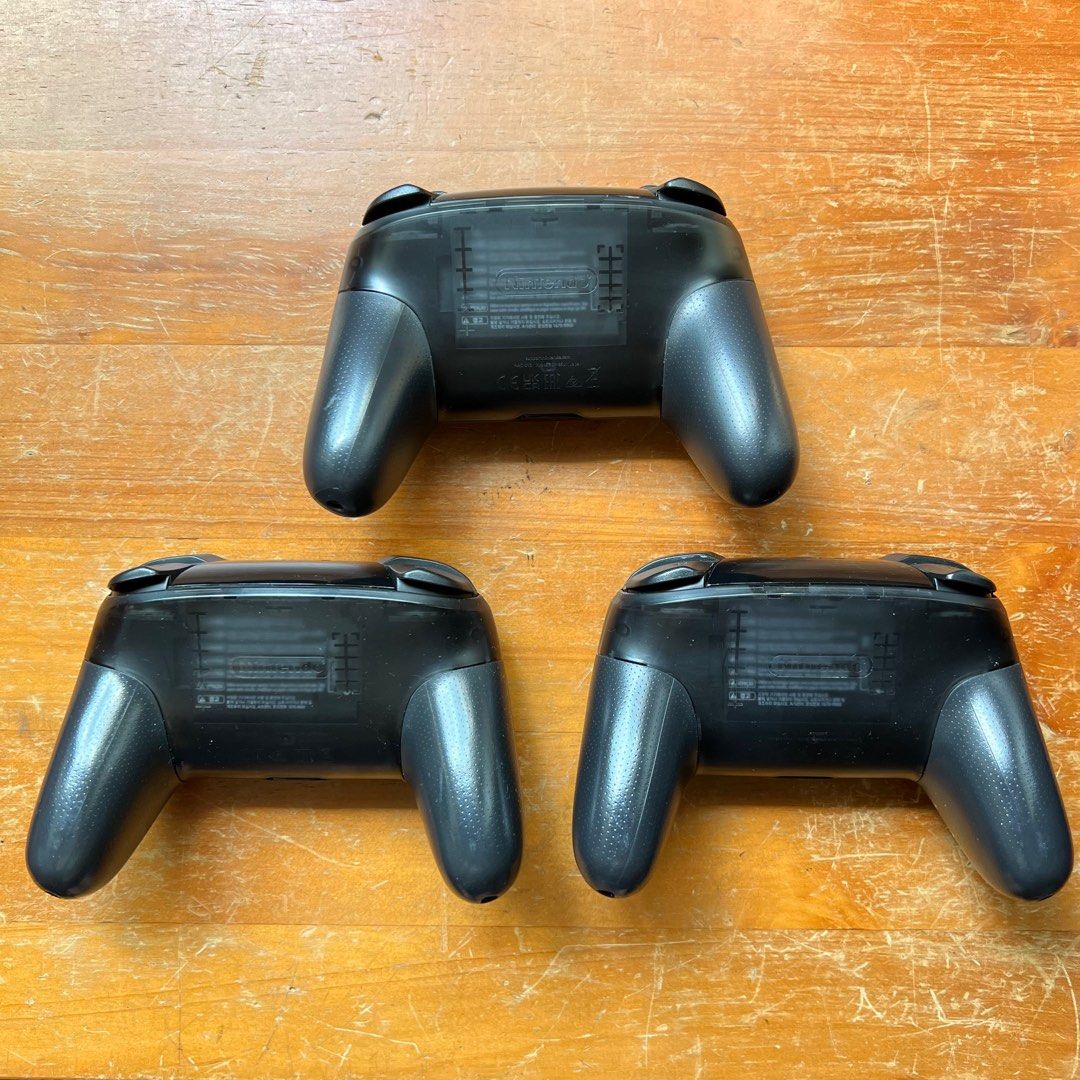 Nintendo Switch Pro Controller (Category: Controllers) located in Singapore. Submitted by demuffin (Listing ID 1312345232, Image 2). Description: Controllers have fully functional buttons with no stick drift and good battery life. 2 available. 1 sold. $50 per controller. Meet up at 405C Fernvale Lane or you can opt for Ninjavan delivery at $3.80..